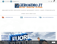 Tablet Screenshot of geronimo.it