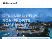 Tablet Screenshot of geronimo.com